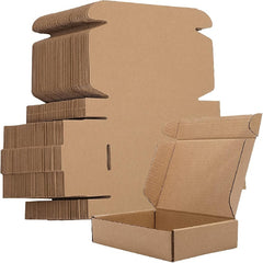 Brown Paper Gift Boxes With Lids - Wedding Bridesmaid Proposal Box