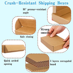 Brown Paper Gift Boxes With Lids - Wedding Bridesmaid Proposal Box