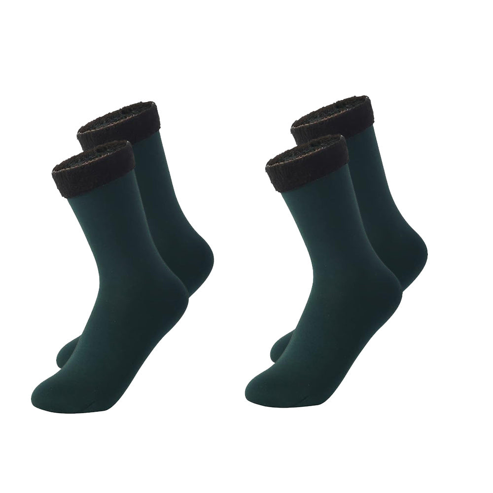 Plush Lined Mid Tube Socks Women's Stockings