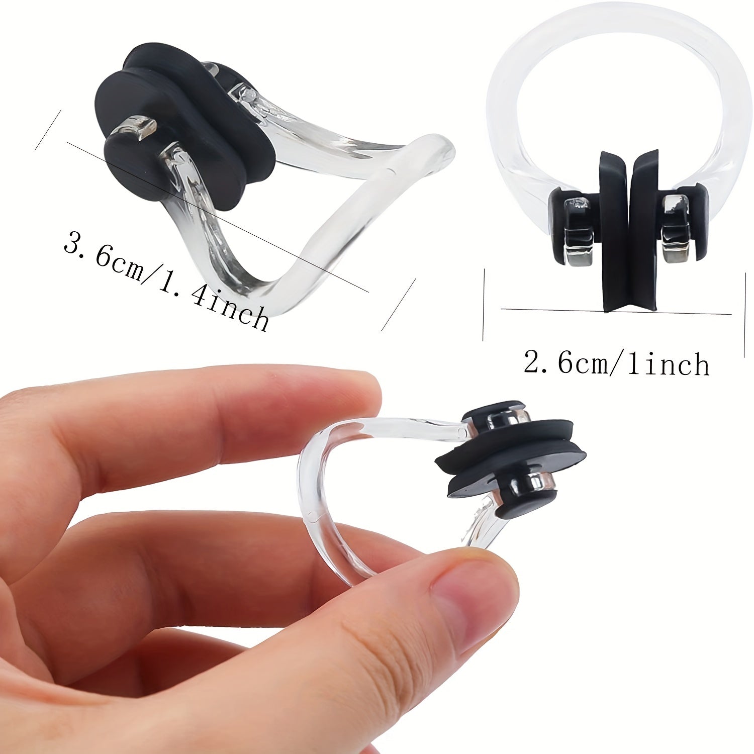 Waterproof Silicone Nose Clip for Swimming Surfing Lightweight Comfortable
