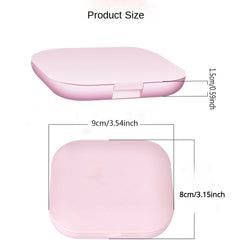 LED Lighted Travel Makeup Mirror Compact Portable Double Side Hand Mirror Gift