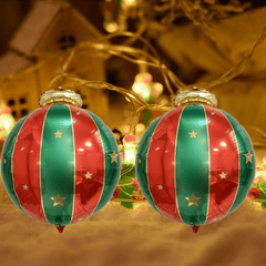 10pcs Christmas Theme Hanging Balloons Party Decorations Holiday Accessory