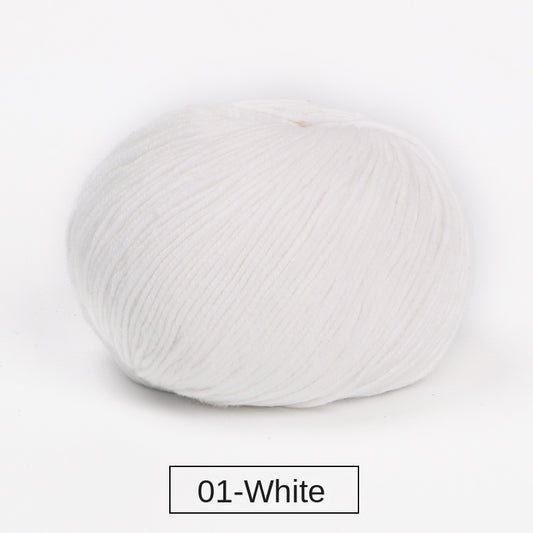 100m Colored Organic Cotton Yarn 50g