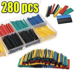 280pcs Polyolefin Heat Shrink Tubing Cable Tube Sleeving Kit