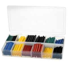 280pcs Polyolefin Heat Shrink Tubing Cable Tube Sleeving Kit