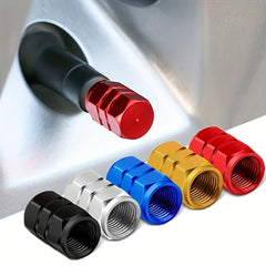8pcs Aluminum Alloy Tire Valve Caps for Cars Motorcycles Trucks