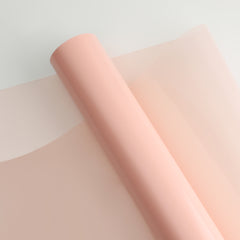 Colorful Translucent Jelly Film Flower Bouquet Wrapping Paper