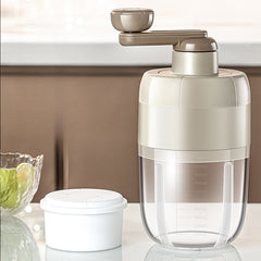 Hand Cranked Ice Shaver Snowflake Ice Machine