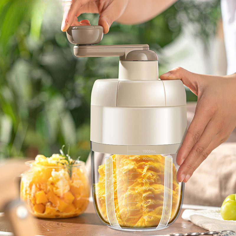 Hand Cranked Ice Shaver Snowflake Ice Machine