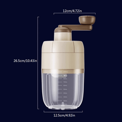 Hand Cranked Ice Shaver Snowflake Ice Machine