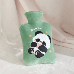 Large Capacity Cartoon Plush Hot Water Bag High Density Hand Warmer