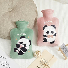 Large Capacity Cartoon Plush Hot Water Bag High Density Hand Warmer