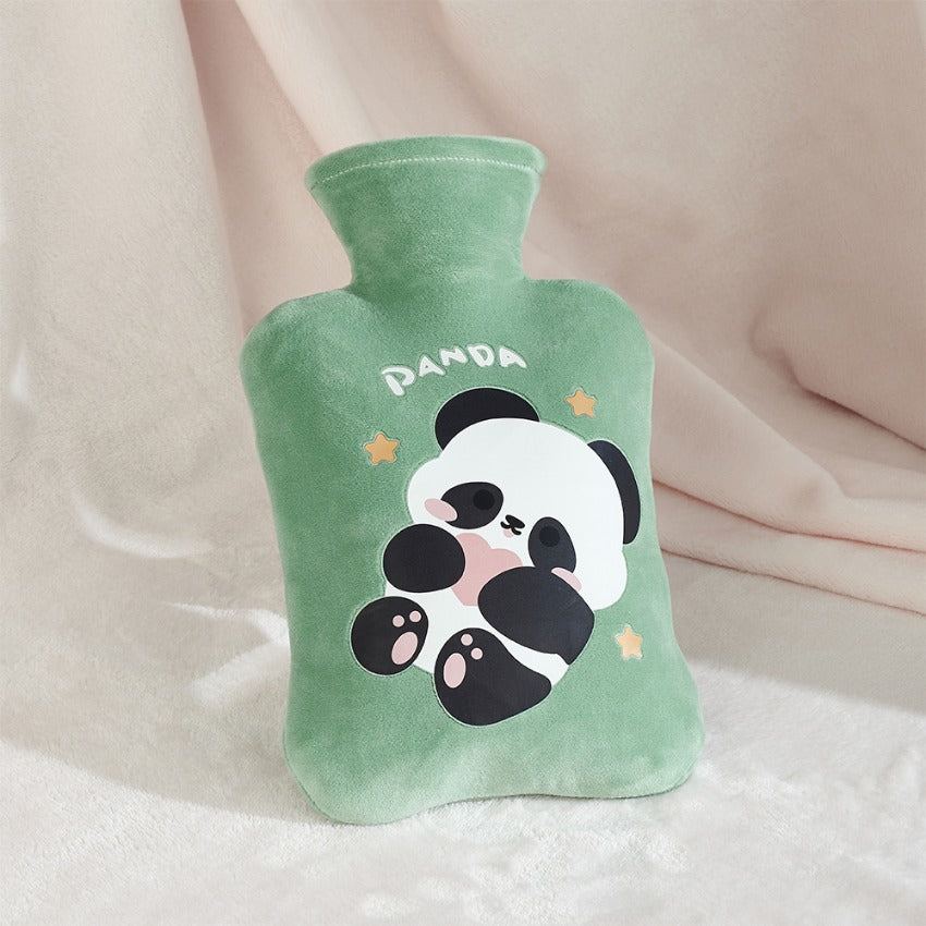 Large Capacity Cartoon Plush Hot Water Bag High Density Hand Warmer