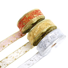 10m 32ft Holiday Decorating Ribbon Wrapping Gift Ribbon - Christmas Tree Crafts