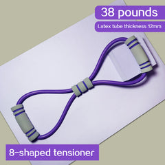 Latex Tube Stretcher Yoga 8 Shaped Puller Open Back Shoulder Training