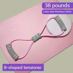 Latex Tube Stretcher Yoga 8 Shaped Puller Open Back Shoulder Training