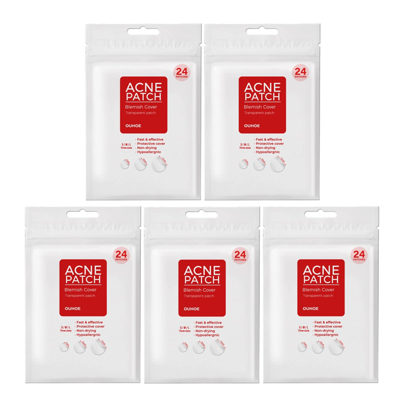 5pcs Acne Pimple Patch Repair Facial Acne Cover Acne Smooth Skin Care
