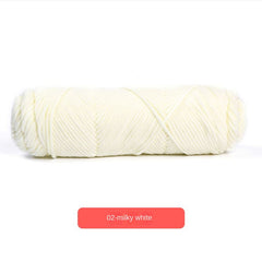 100 Acrylic Eight-strand Milk Cotton Scarf Yarn for Crocheting and Knitting