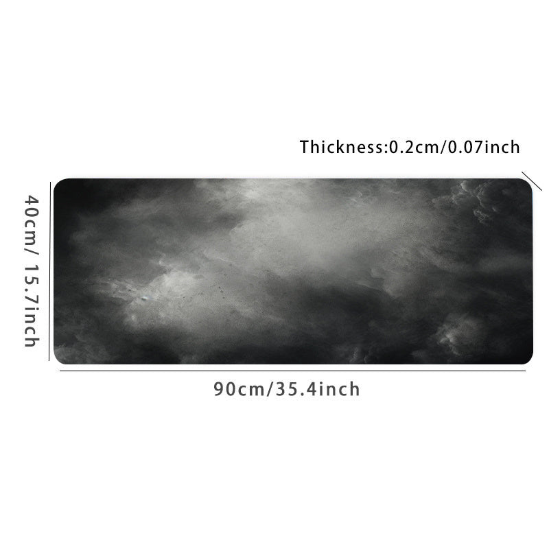 Fog Mouse Pad Long Non-slip Waterproof Mouse Pad Office Game Table Mat