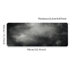 Fog Mouse Pad Long Non-slip Waterproof Mouse Pad Office Game Table Mat