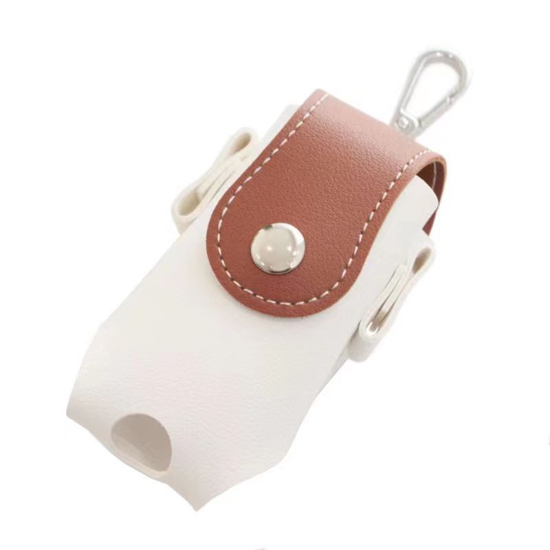 Golf Ball Holder Bag Tees Storage Waist Bag PU Leather Golf Club Bag