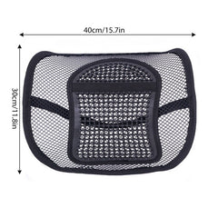 Car Lumbar Support Mesh Back Elastic Strap Mesh Back Lumbar Support