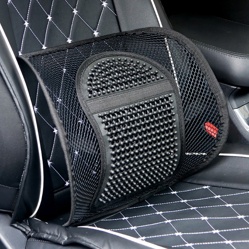 Car Lumbar Support Mesh Back Elastic Strap Mesh Back Lumbar Support
