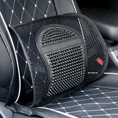 Car Lumbar Support Mesh Back Elastic Strap Mesh Back Lumbar Support