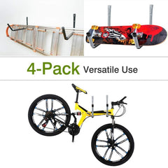 Metal Wall Mounted Storage Hook Rack for Surfboard Snowboard Skateboard