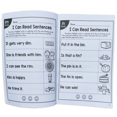 English Phonics Sentence Practice Workbook for Kids