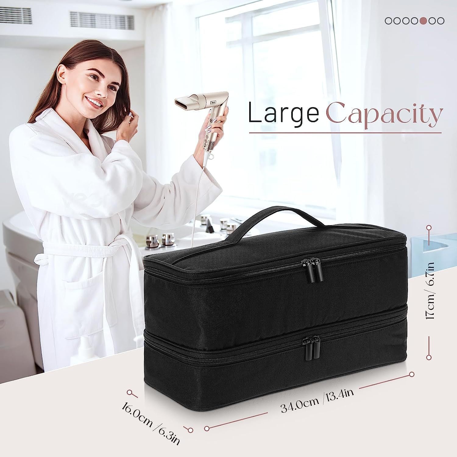 Double Layer Carrying Case For Shark Flexstyle - Large Capacity