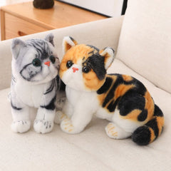 23in Short Hair Cat Plush Toy, Home Decor & Gift