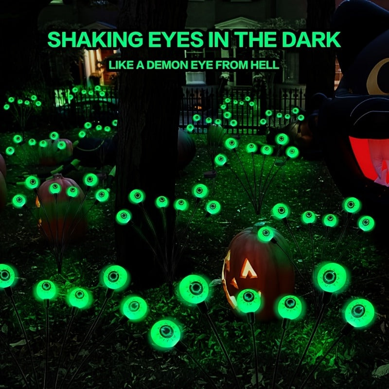 Halloween Eyeball Lights String Solar Courtyard Garden Horror Decoration