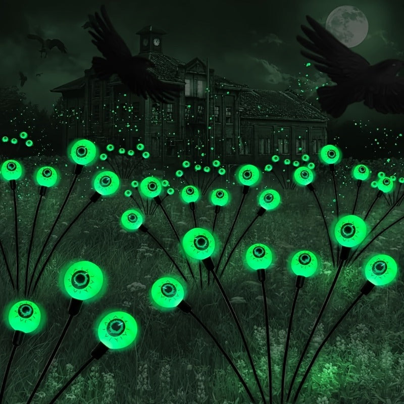 Halloween Eyeball Lights String Solar Courtyard Garden Horror Decoration