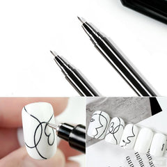 Waterproof Nail Art Graffiti Pen for DIY Flower Drawing