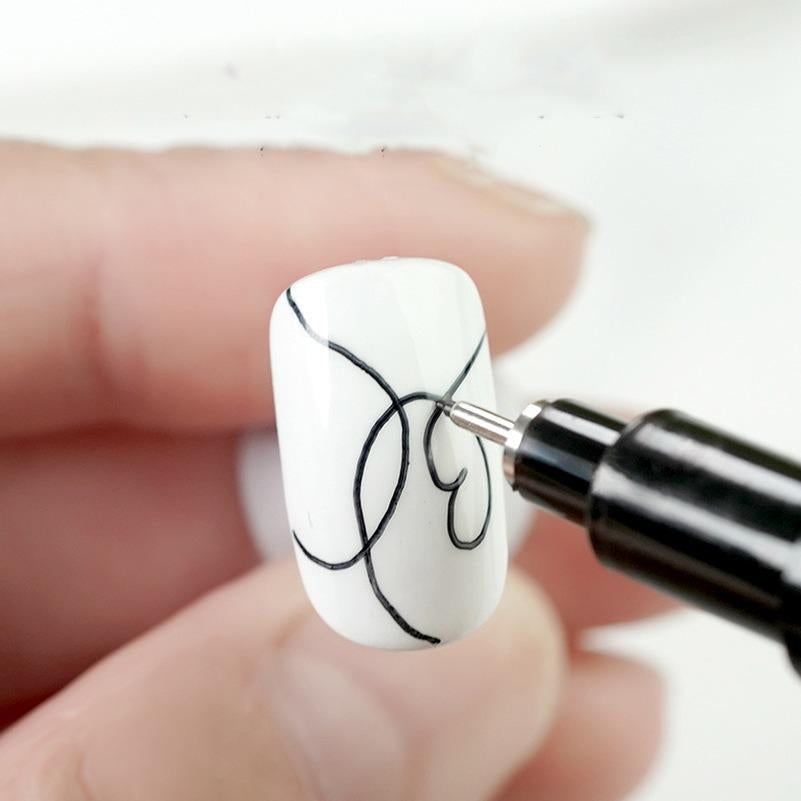 Waterproof Nail Art Graffiti Pen for DIY Flower Drawing
