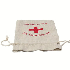 Red Cross Hangover Kit Cotton And Linen First Aid Party Kit Gift Bag