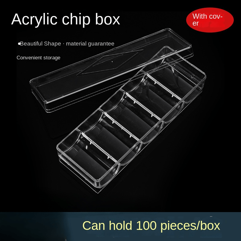 100 Chip Storage Box Coin Holder