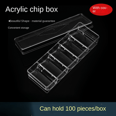 100 Chip Storage Box Coin Holder