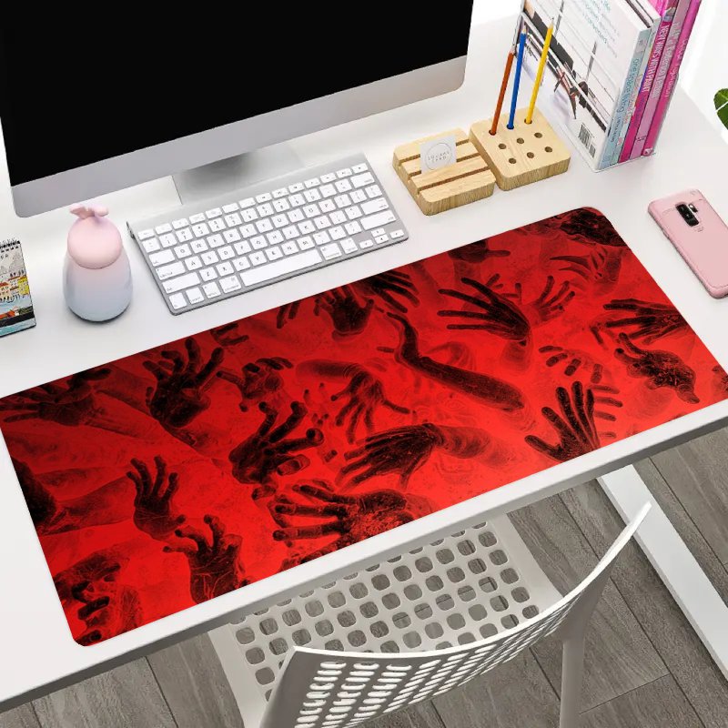 Ghoul Hand Desk Mat Large Gaming Mouse Pad