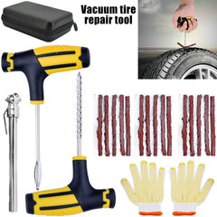 Heavy Duty Tire Repair Kit for Truck, Motorcycle - Professional Puncture Plug