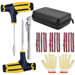Heavy Duty Tire Repair Kit for Truck, Motorcycle - Professional Puncture Plug