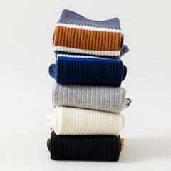 5 Pairs Sports Crew Socks Basketball Sweat Absorbing Anti Odor