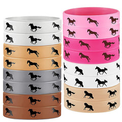 Horse Party Bracelet Derby Horse Rubber Wristband Silicone Bangle