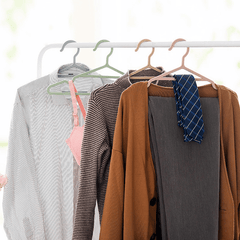 10pcs Portable Non Slip Clothes Hangers - Suit Coat Closet Garment Drying Rack