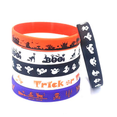 Halloween Bracelet Carnival Night Western Traditional Ghost Party Silicone Brace