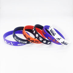 Halloween Bracelet Carnival Night Western Traditional Ghost Party Silicone Brace
