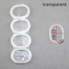 12pcs C-shaped Shower Curtain Hooks Bathroom Rod Hangers
