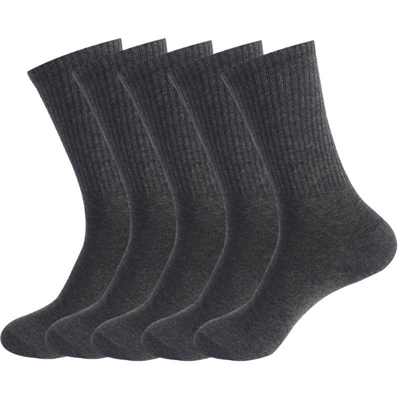 Men's Cotton Mid-calf Socks for Running Basketball