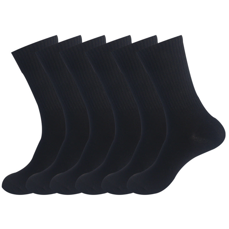 Men's Cotton Mid-calf Socks for Running Basketball